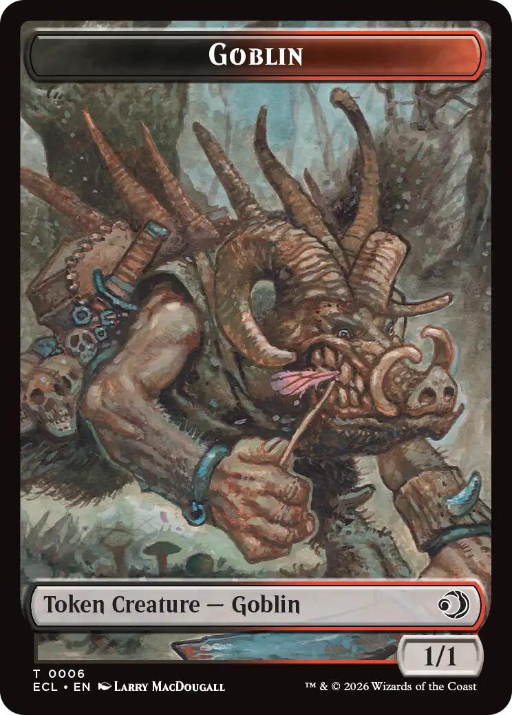 Faerie // Goblin Double-Sided Token [Lorwyn Eclipsed Tokens] | Gear Gaming Bentonville