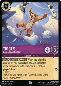 Tigger - Bouncing All the Way (37/204) [Winterspell] | Gear Gaming Bentonville