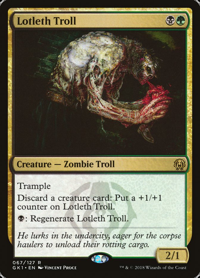 Lotleth Troll [Guilds of Ravnica Guild Kit] | Gear Gaming Bentonville