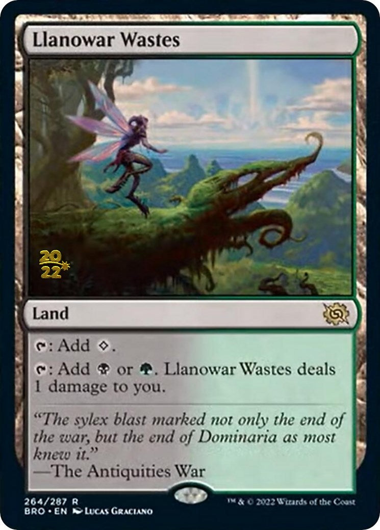 Llanowar Wastes [The Brothers' War Prerelease Promos] | Gear Gaming Bentonville