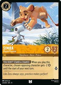 Simba - Playful Pouncer (23/204) [Winterspell] | Gear Gaming Bentonville