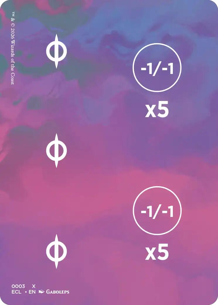 Punch Card Token [Lorwyn Eclipsed Tokens] | Gear Gaming Bentonville