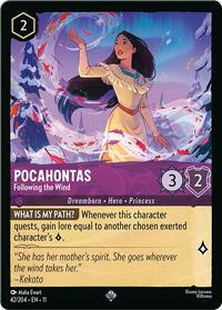 Pocahontas - Following the Wind (42/204) [Winterspell] | Gear Gaming Bentonville