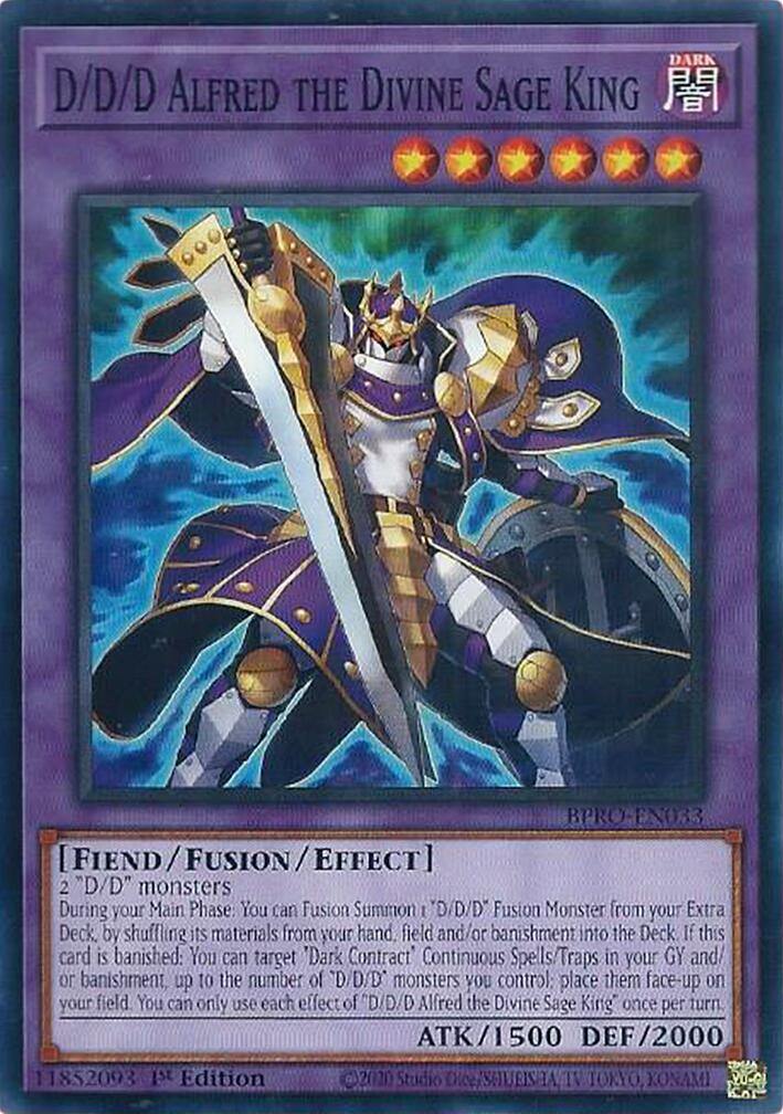 D/D/D Alfred the Divine Sage King [BPRO-EN033] Common | Gear Gaming Bentonville