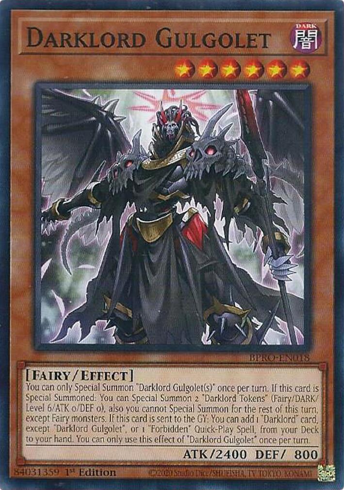 Darklord Gulgolet [BPRO-EN018] Common | Gear Gaming Bentonville