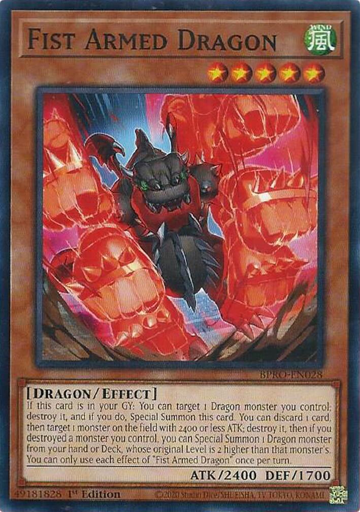 Fist Armed Dragon [BPRO-EN028] Common | Gear Gaming Bentonville
