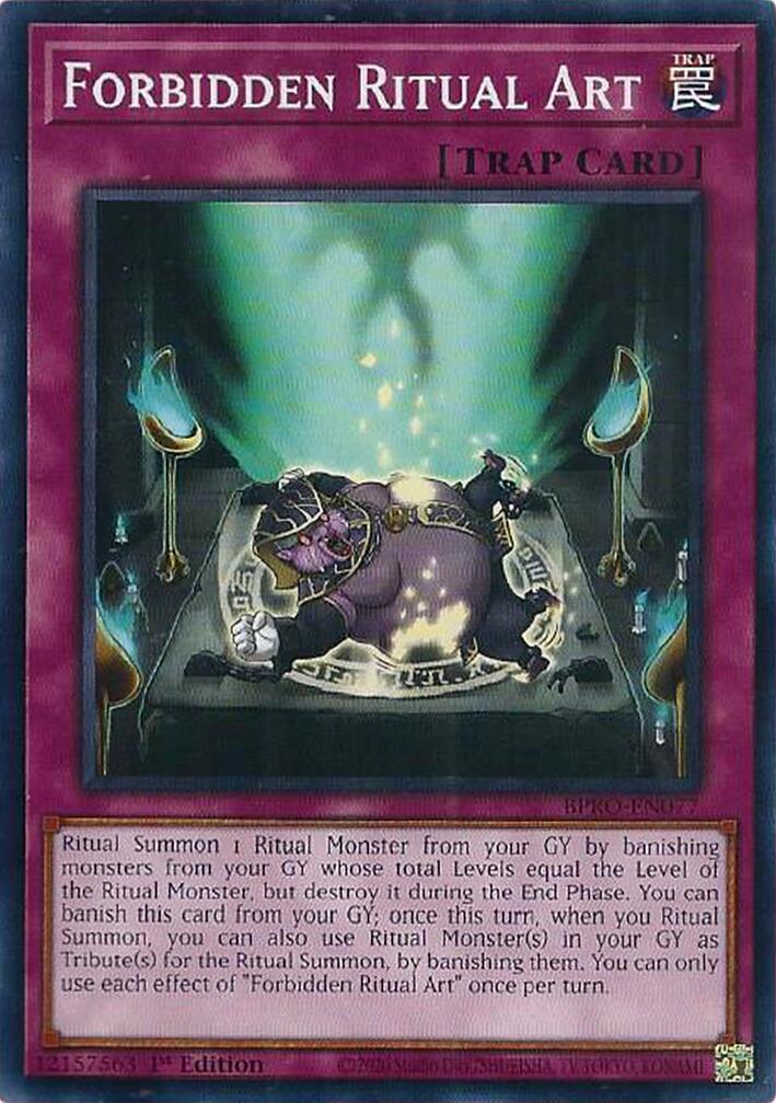 Forbidden Ritual Art [BPRO-EN077] Common | Gear Gaming Bentonville