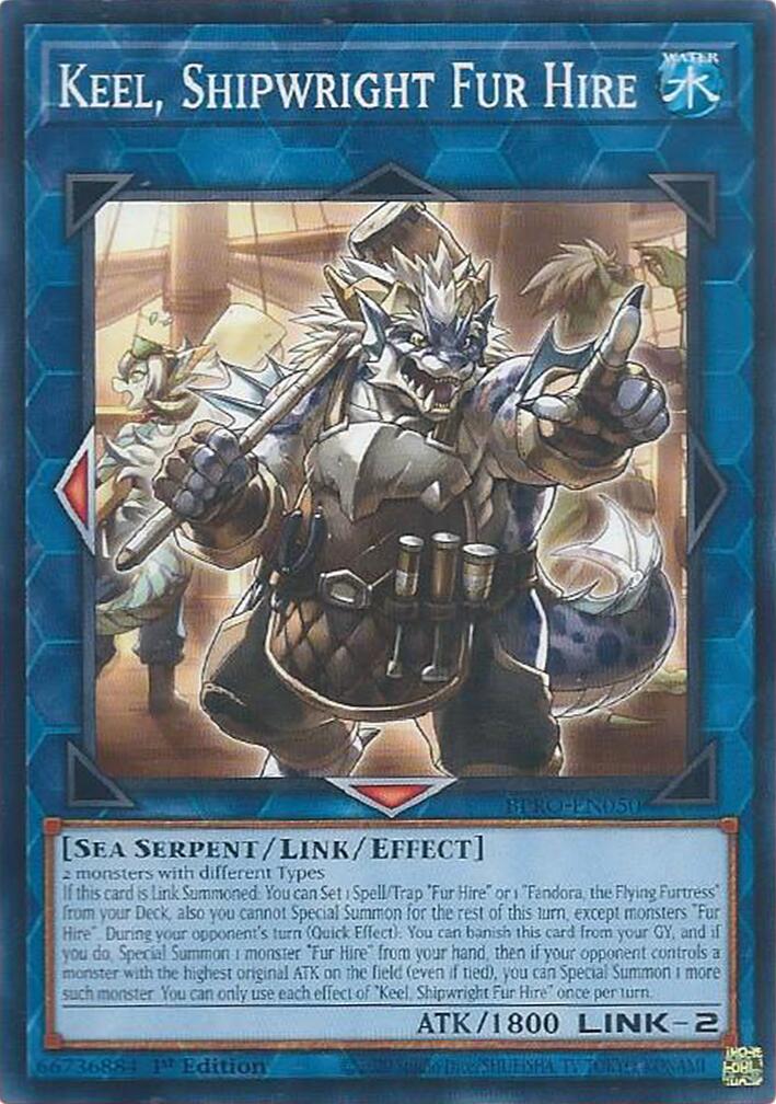 Keel, Shipwright Fur Hire [BPRO-EN050] Common | Gear Gaming Bentonville