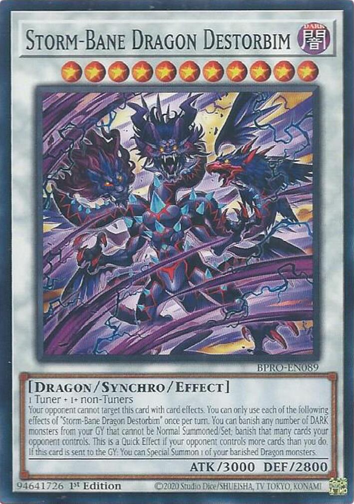 Storm-Bane Dragon Destorbim [BPRO-EN089] Common | Gear Gaming Bentonville