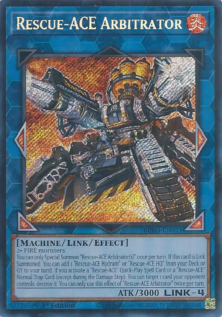 Rescue-ACE Arbitrator [BPRO-EN051] Secret Rare | Gear Gaming Bentonville