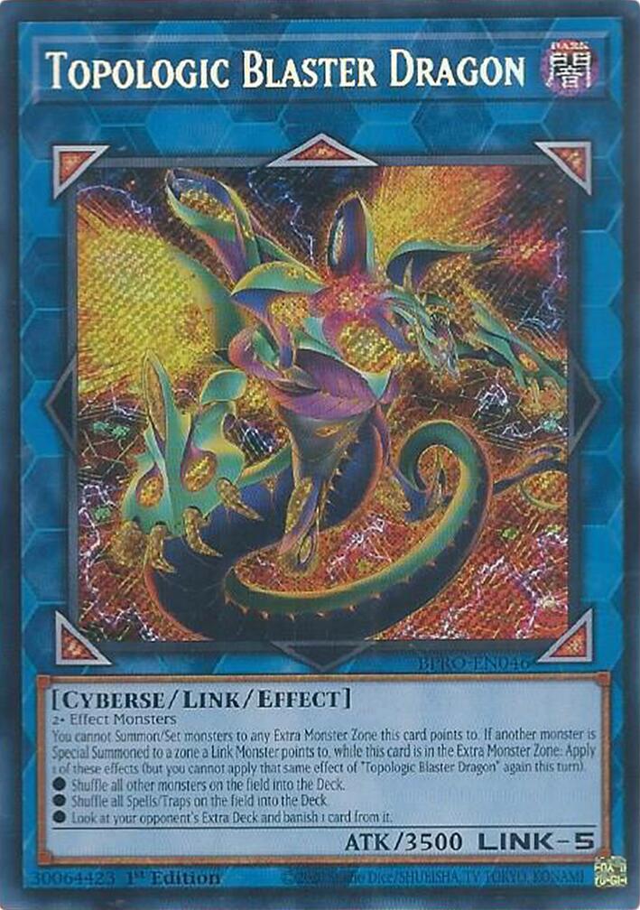 Topologic Blaster Dragon [BPRO-EN046] Secret Rare | Gear Gaming Bentonville
