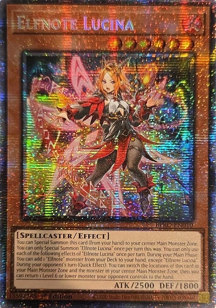 Elfnote Lucina (Starlight Rare) [BPRO-EN010] Starlight Rare | Gear Gaming Bentonville