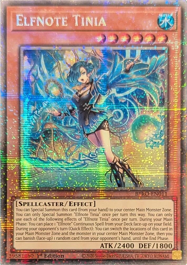 Elfnote Tinia (Starlight Rare) [BPRO-EN011] Starlight Rare | Gear Gaming Bentonville