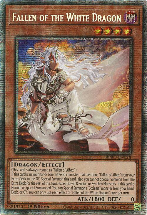 Fallen of the White Dragon (Starlight Rare) [BPRO-EN024] Starlight Rare | Gear Gaming Bentonville