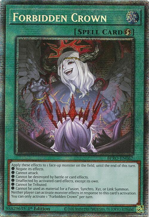 Forbidden Crown (Starlight Rare) [BPRO-EN067] Starlight Rare | Gear Gaming Bentonville