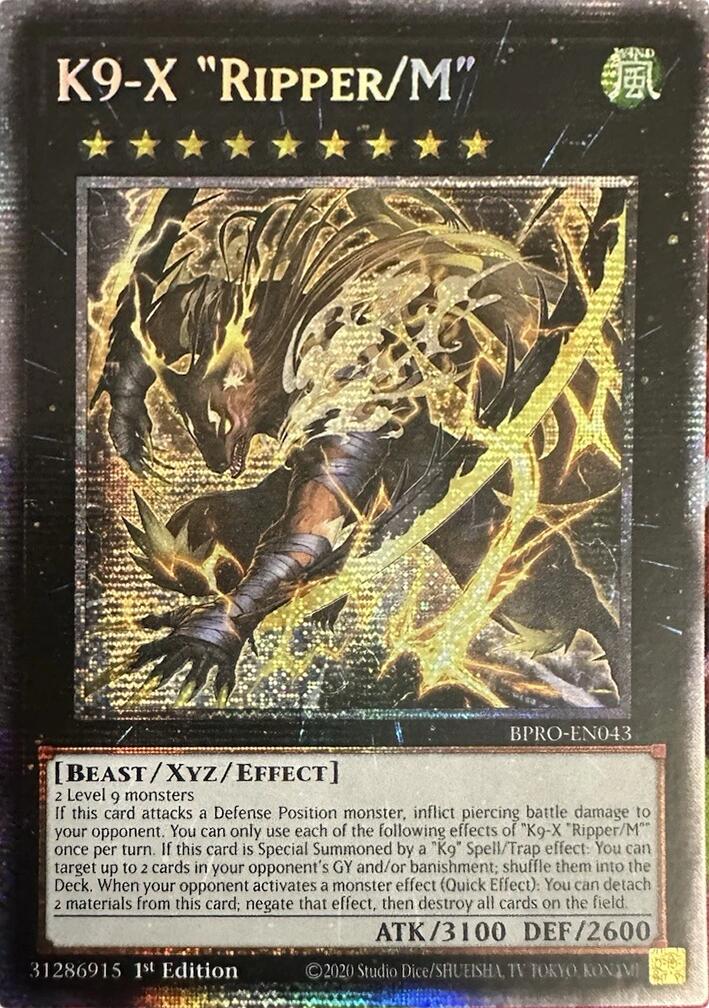 K9-X "Ripper/M" (Starlight Rare) [BPRO-EN043] Starlight Rare | Gear Gaming Bentonville
