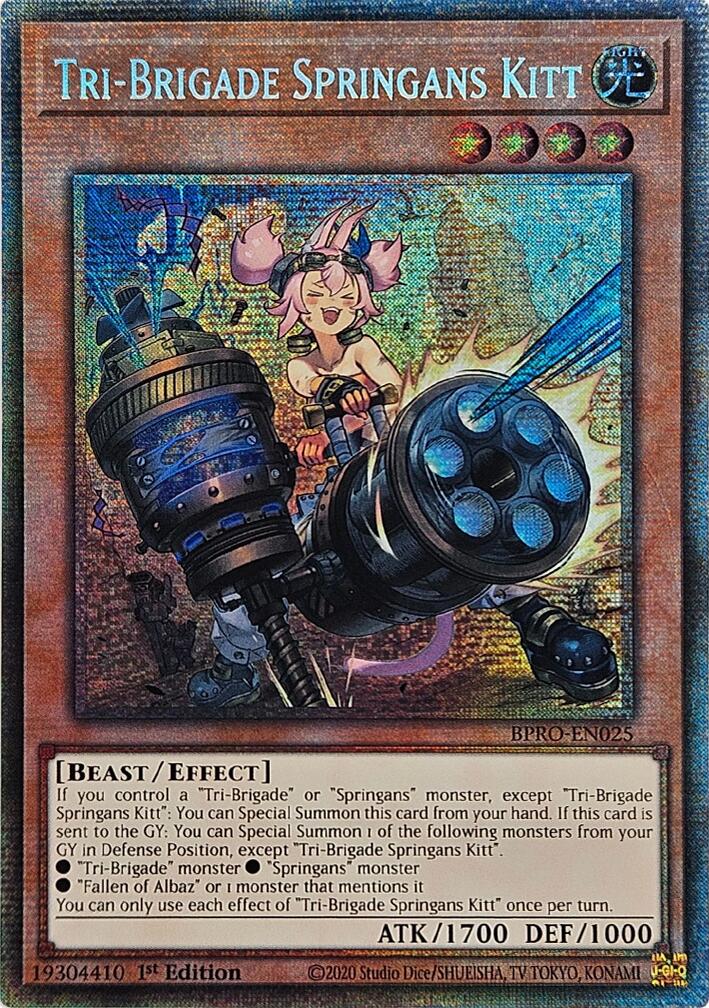 Tri-Brigade Springans Kitt (Starlight Rare) [BPRO-EN025] Starlight Rare | Gear Gaming Bentonville