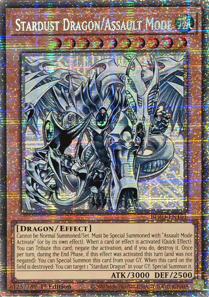 Stardust Dragon/Assault Mode [BPRO-EN101] Starlight Rare | Gear Gaming Bentonville