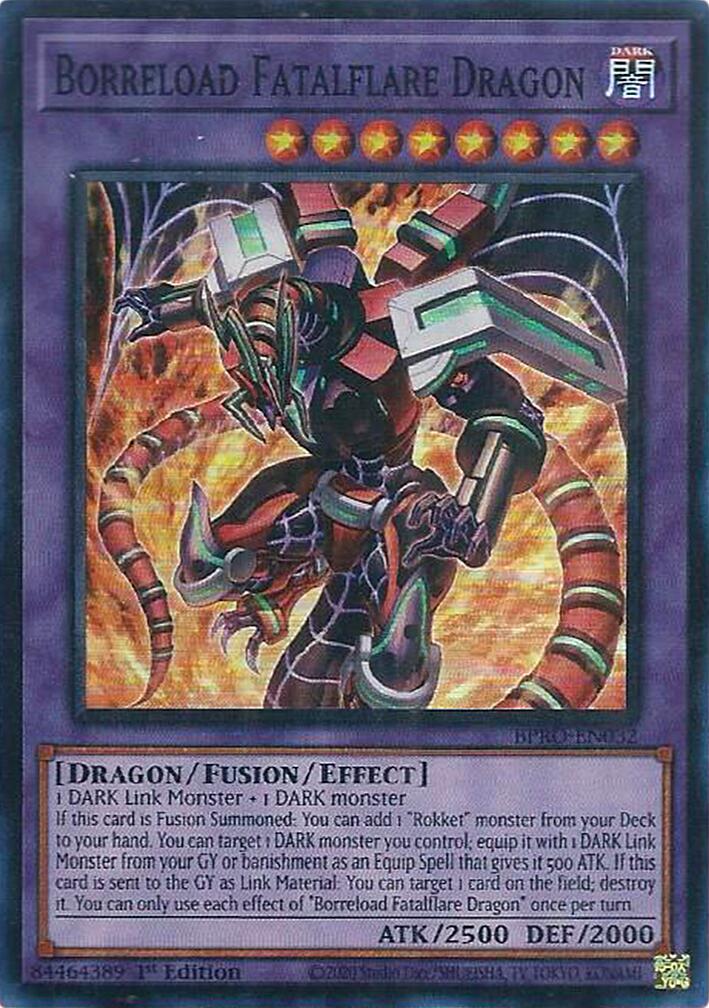 Borreload Fatalflare Dragon [BPRO-EN032] Super Rare | Gear Gaming Bentonville