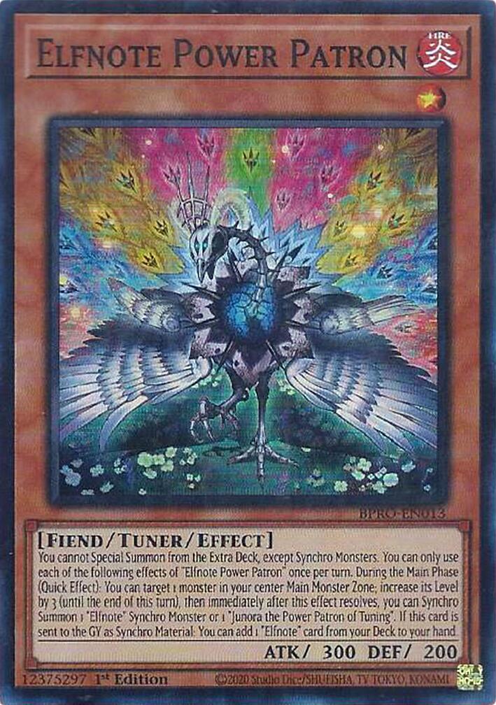 Elfnote Power Patron [BPRO-EN013] Super Rare | Gear Gaming Bentonville