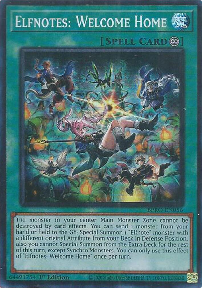 Elfnotes: Welcome Home [BPRO-EN056] Super Rare | Gear Gaming Bentonville