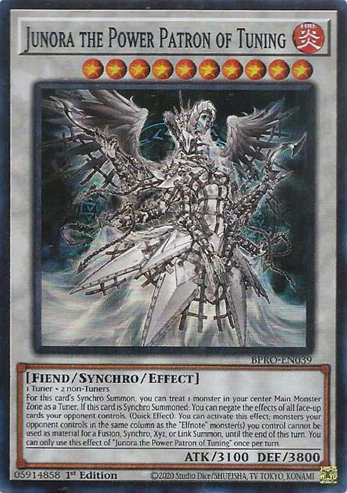 Junora the Power Patron of Tuning [BPRO-EN039] Super Rare | Gear Gaming Bentonville