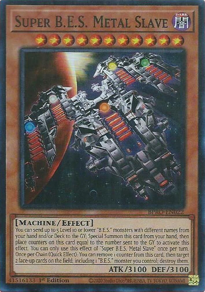 Super B.E.S. Metal Slave [BPRO-EN022] Super Rare | Gear Gaming Bentonville