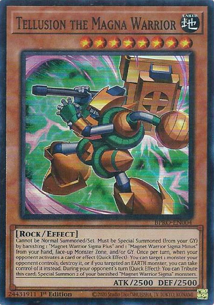 Tellusrion the Magna Warrior [BPRO-EN004] Super Rare | Gear Gaming Bentonville
