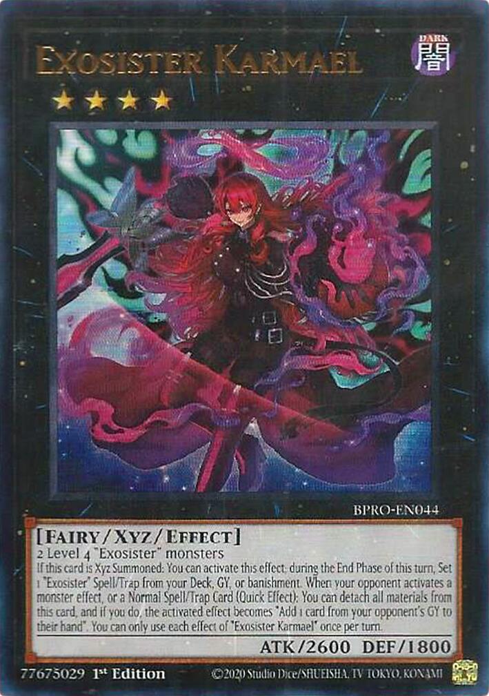 Exosister Karmael [BPRO-EN044] Ultra Rare | Gear Gaming Bentonville
