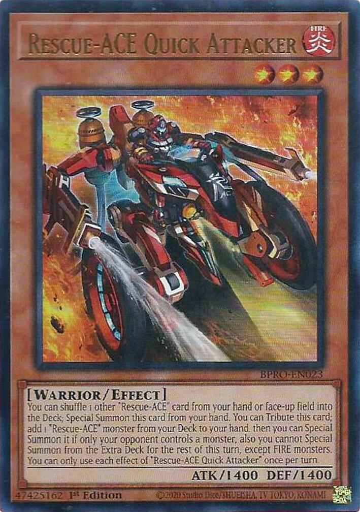 Rescue-ACE Quick Attacker [BPRO-EN023] Ultra Rare | Gear Gaming Bentonville