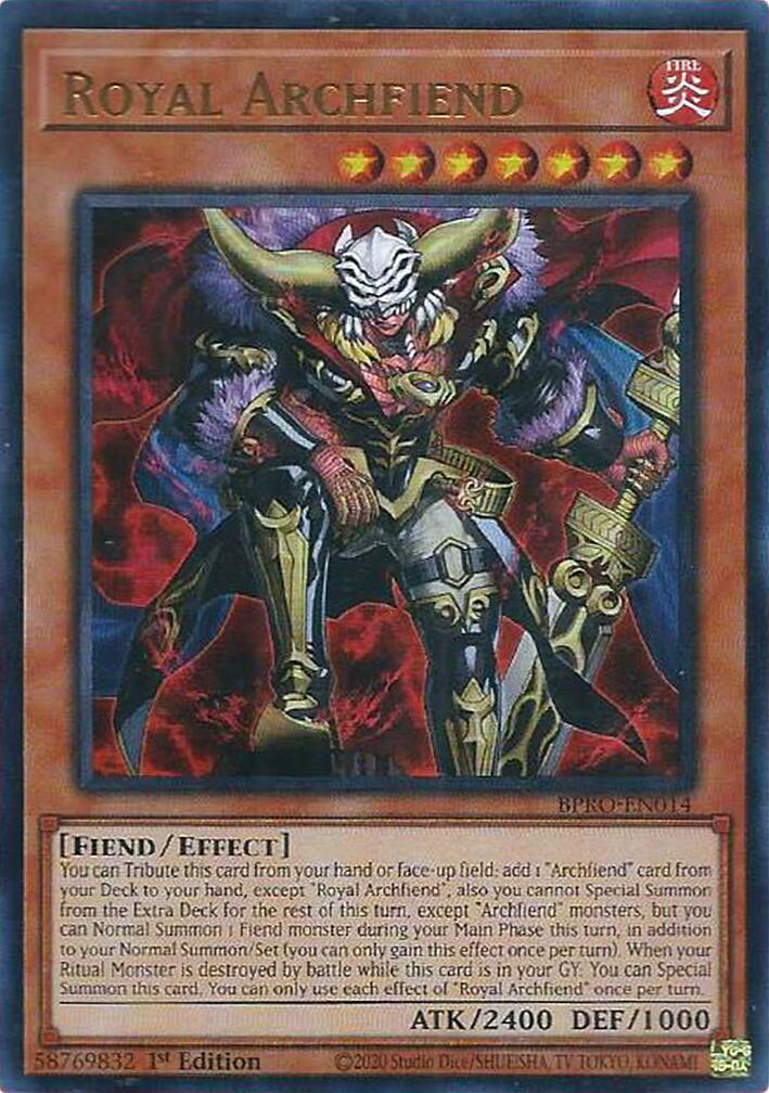 Royal Archfiend [BPRO-EN014] Ultra Rare | Gear Gaming Bentonville