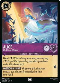 Alice - Well-Read Whisper (36/204) [Winterspell] | Gear Gaming Bentonville
