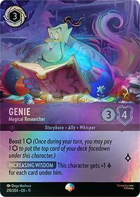 Genie - Magical Researcher (Epic) (210/204) [Winterspell] | Gear Gaming Bentonville