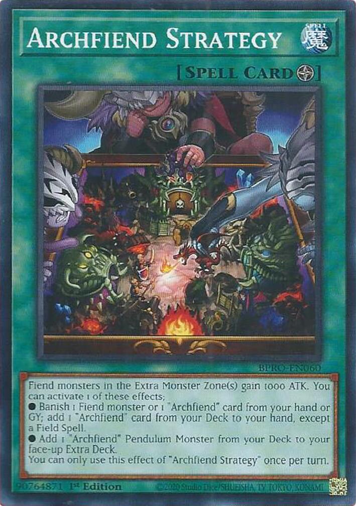 Archfiend Strategy [BPRO-EN060] Rare | Gear Gaming Bentonville