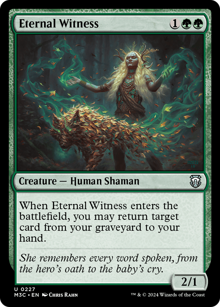 Eternal Witness (Ripple Foil) [Modern Horizons 3 Commander] | Gear Gaming Bentonville