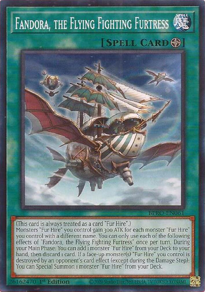 Fandora, the Flying Fighting Furtress [BPRO-EN061] Common | Gear Gaming Bentonville