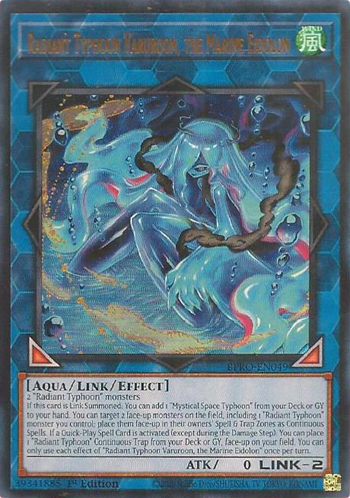 Radiant Typhoon Varuroon, the Marine Eidolon [BPRO-EN049] Ultra Rare | Gear Gaming Bentonville
