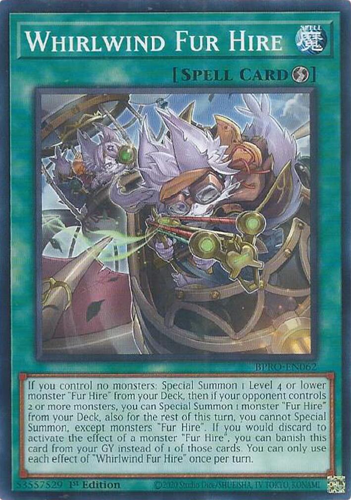 Whirlwind Fur Hire [BPRO-EN062] Common | Gear Gaming Bentonville