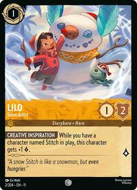 Lilo - Snow Artist (2/204) [Winterspell] | Gear Gaming Bentonville