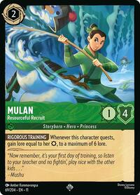 Mulan - Resourceful Recruit (69/204) [Winterspell] | Gear Gaming Bentonville
