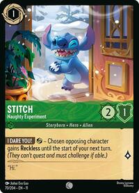 Stitch - Naughty Experiment (70/204) [Winterspell] | Gear Gaming Bentonville