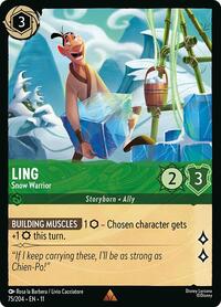 Ling - Snow Warrior (75/204) [Winterspell] | Gear Gaming Bentonville