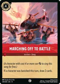 Marching Off to Battle (129/204) [Winterspell] | Gear Gaming Bentonville