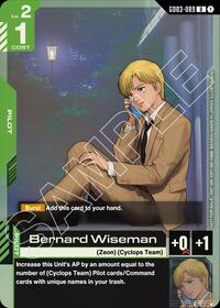 Bernard Wiseman (GD03 Release Event) (GD03-089) [Gundam Promotional Cards] | Gear Gaming Bentonville