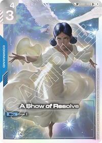 A Show of Resolve (SP) (U+) [Steel Requiem] | Gear Gaming Bentonville