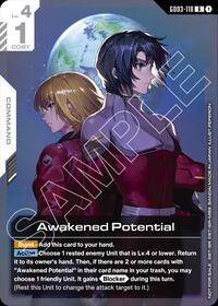 Awakened Potential (Newtype Challenge 2026 Mission 1) (GD03-118) [Gundam Promotional Cards] | Gear Gaming Bentonville