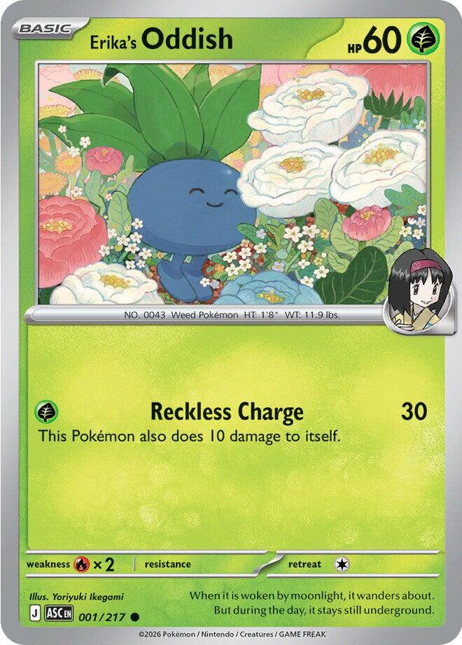 Erika's Oddish (001/217) [Mega Evolution: Ascended Heroes] | Gear Gaming Bentonville