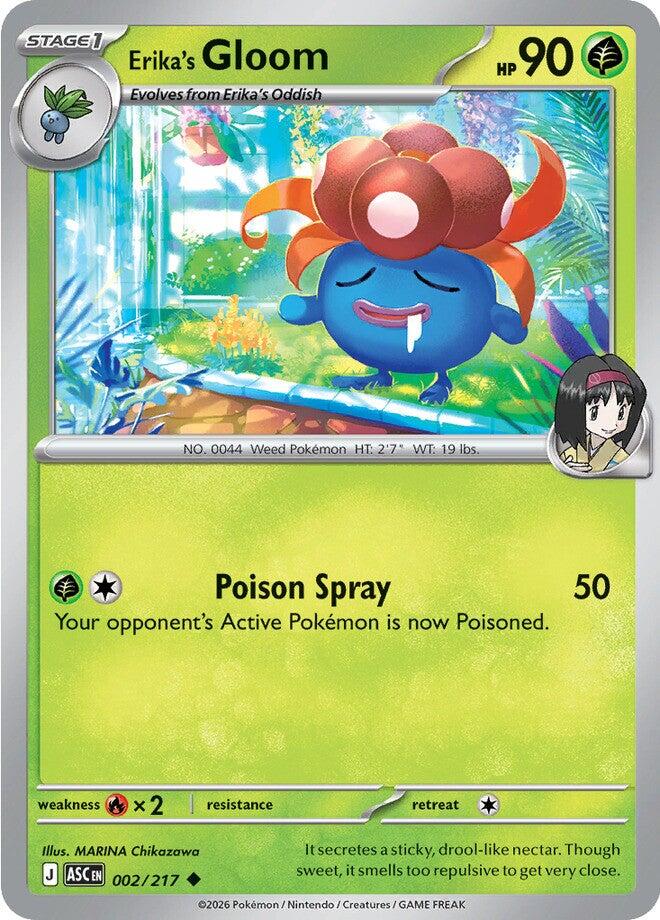 Erika's Gloom (002/217) [Mega Evolution: Ascended Heroes] | Gear Gaming Bentonville