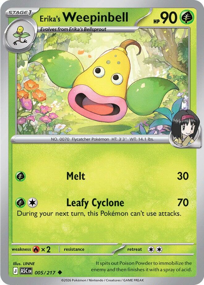 Erika's Weepinbell (005/217) [Mega Evolution: Ascended Heroes] | Gear Gaming Bentonville