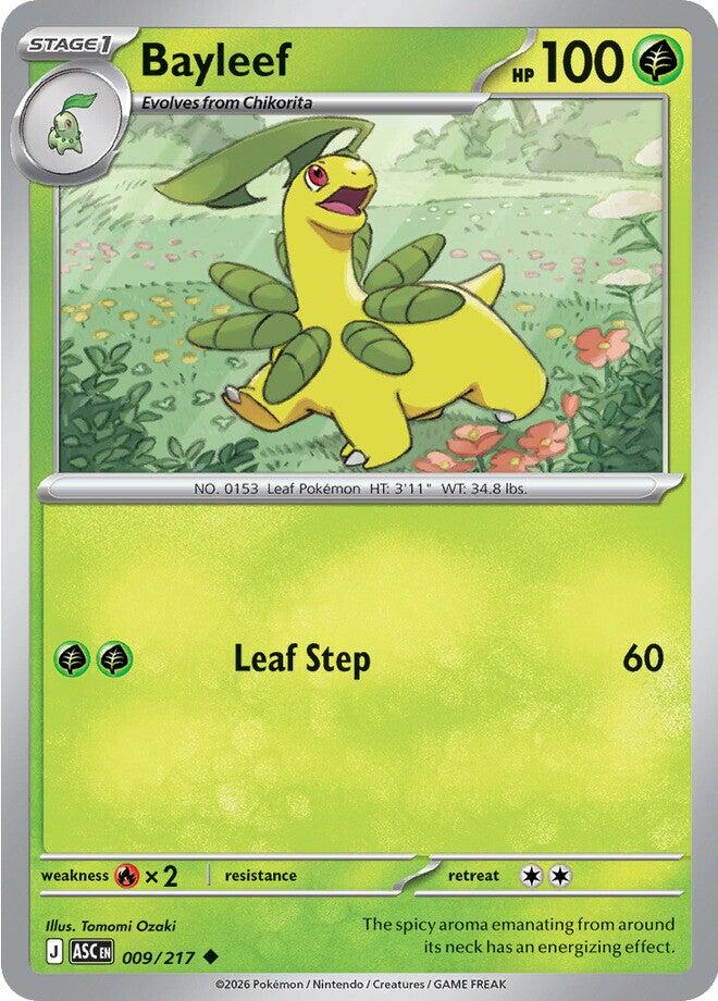 Bayleef (009/217) [Mega Evolution: Ascended Heroes] | Gear Gaming Bentonville